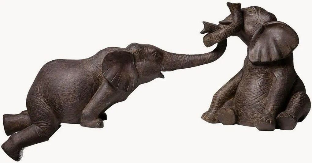 Objetos decorativos Zirkus Elephant, conjunto de 2