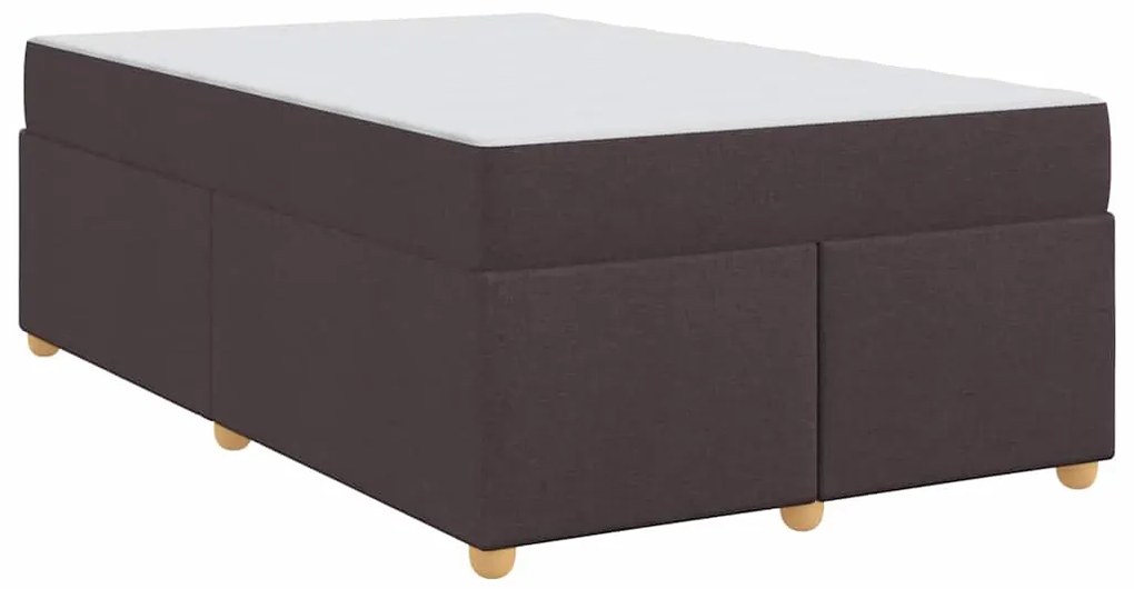 Estrutura de cama com colchão Castanho escuro 120 x 200 cm