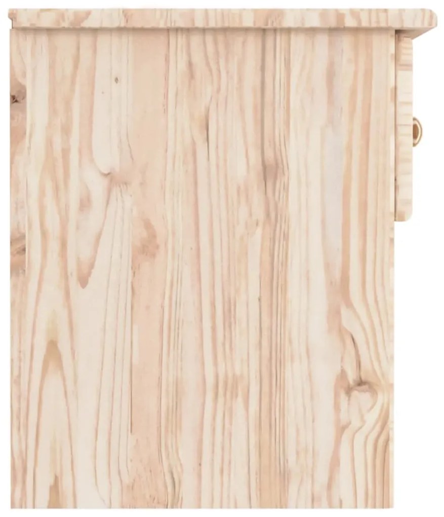 Mesa de cabeceira ALTA 41x35x41 cm madeira de pinho maciça