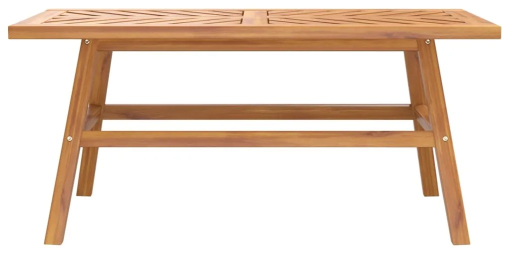Mesa de centro 100x50x45 cm madeira de acácia maciça
