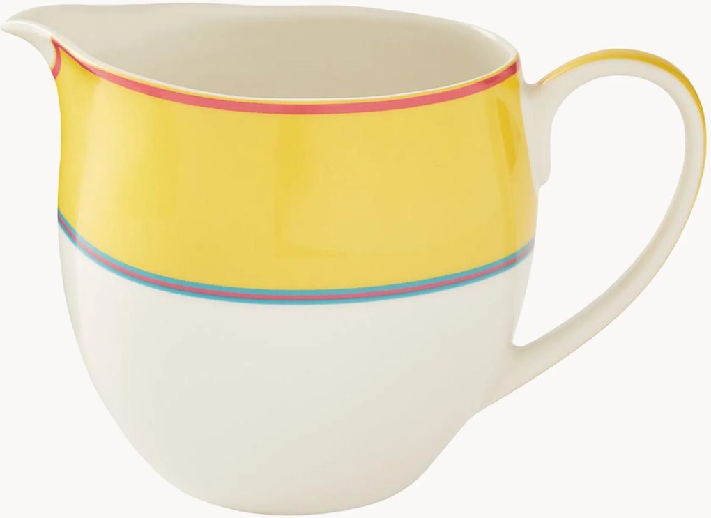 Jarro de leite em porcelana fine bone china Calypso, 230 ml