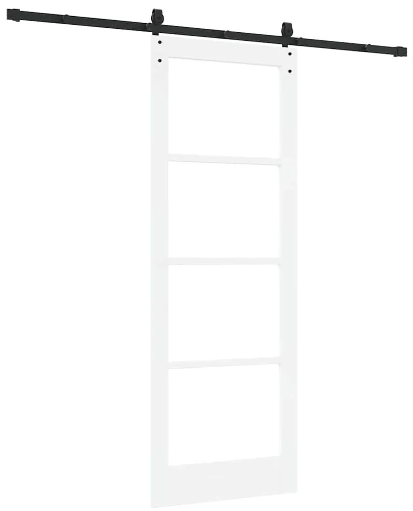 Porta deslizante vidaXL com conjunto de hardware 'ORKDAL'Branco 78x211