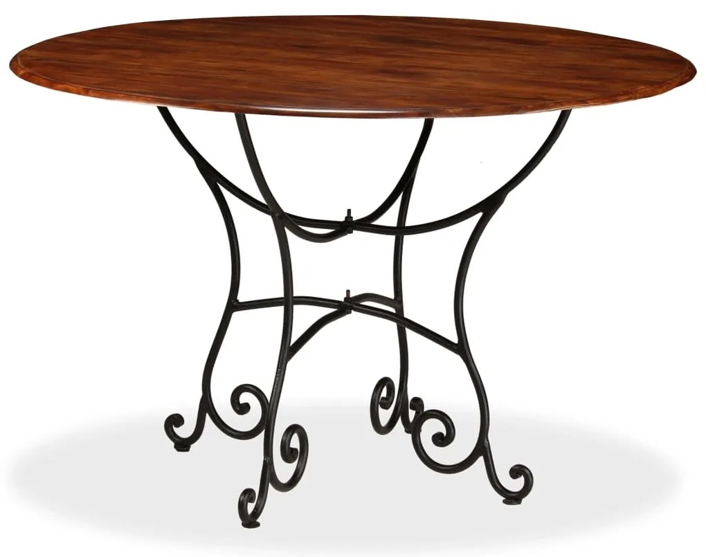 Mesa jantar acácia maciça c/ acabamento a mel 120x76 cm