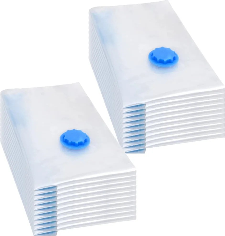 vidaXL Sacos para arrumação de roupas a vácuo 60x40 cm 20 pcs