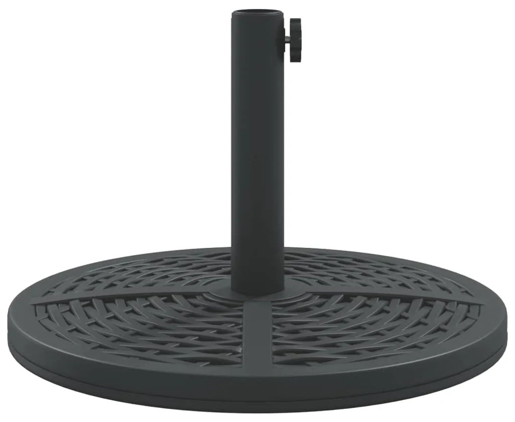Base de guarda-sol para postes de Ø38/48 mm 12 kg redondo