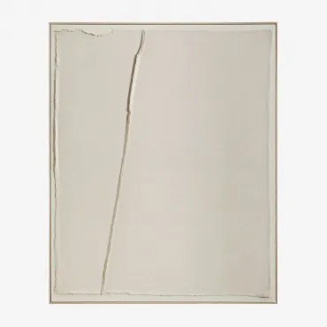 Quadro Decorativo Com Textura Em Linho Ovilea 80 X 100 Cm & A - Sklum