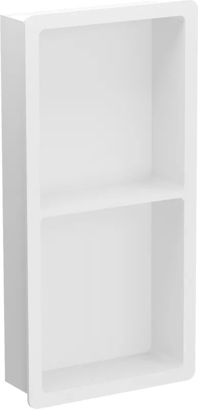 Mexen X-Wall-K prateleira embutida de conglomerado 62,2 x 30,7 cm, branca - 1900623010