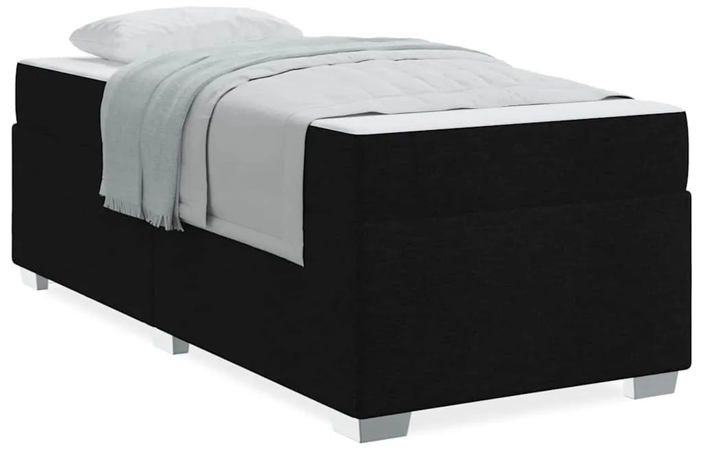 Estrutura da Cama Outros Preto 90 x 190 cm tecido