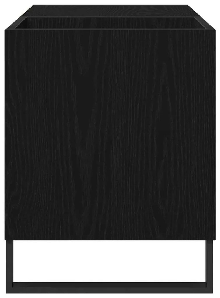 Armário de Registo vidaXL Carvalho Preto 84,5x38x48 cm Madeira Ingenie