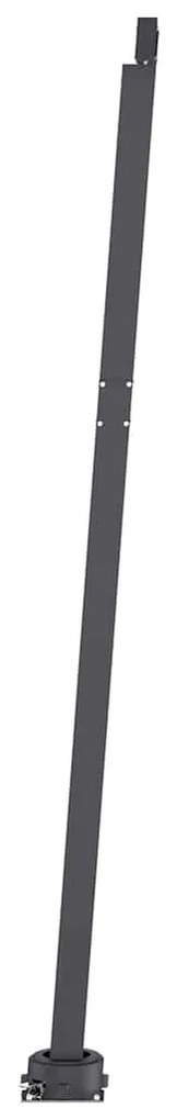 Toldo autom. LED e sensor de vento 400x300 cm amarelo/branco