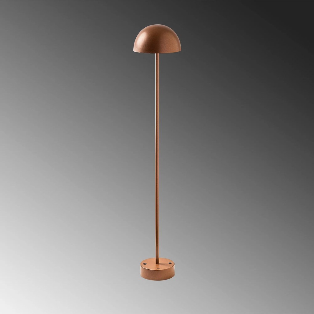 Candeeiro de Pé Sept – Cobre – Diâmetro 20 cm Altura 115 cm