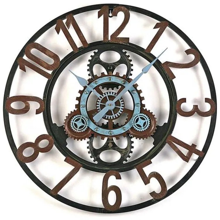 Relógio de Parede Versa Metal (4,5 x 60 x 60 cm)