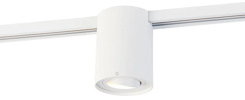 Foco moderno de calha monofásica branco - Iconic Rondoo Up