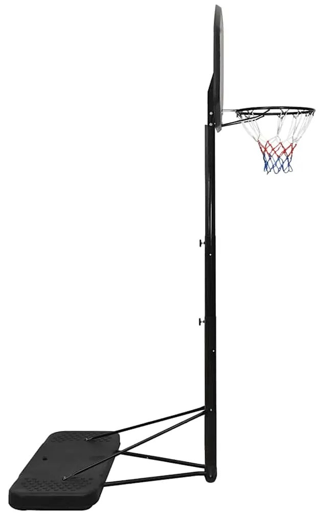 Tabela de basquetebol 258-363 cm polietileno preto