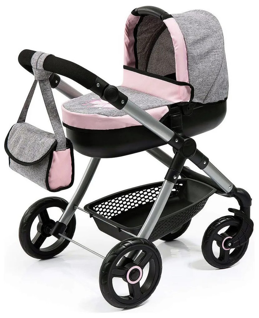 Carrinho para Bonecas Reig Stule Pram Cinzento 63 cm