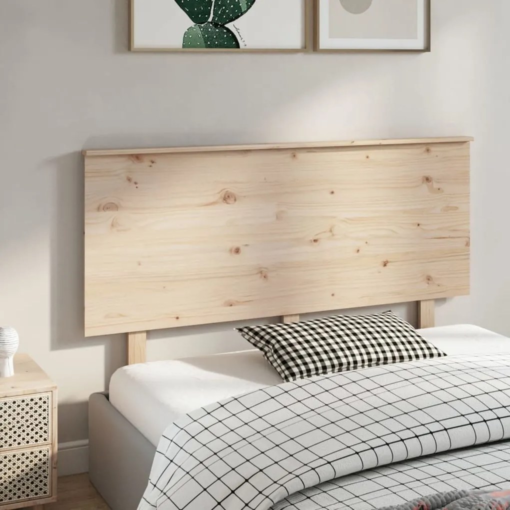 Cabeceira de cama 144x6x82,5 cm pinho maciço