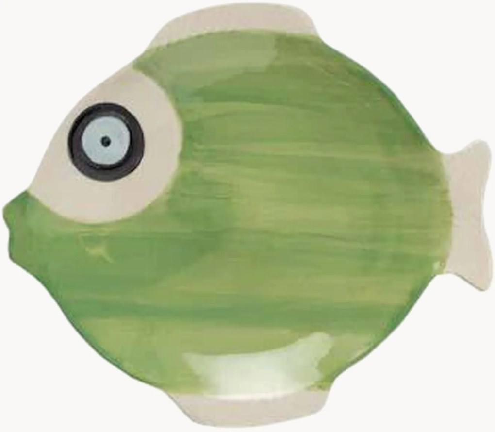 Prato de sobremesa em cerâmica Tidal Fish