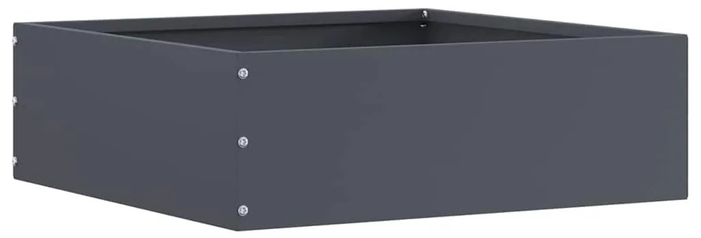 vidaXL Acabamento para Gramado Antracite 40 x 40 x 13 cm Aço