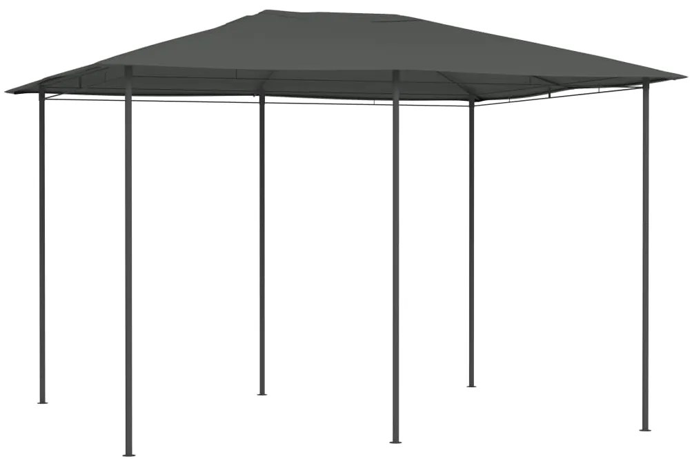 Gazebo 3x4x2,6 m 160 g/m² antracite