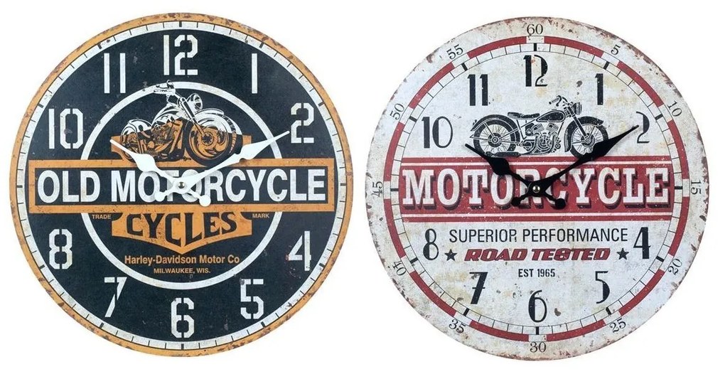 Relógios Signes Grimalt  Relógio De Parede Para Motocicleta Set 2U