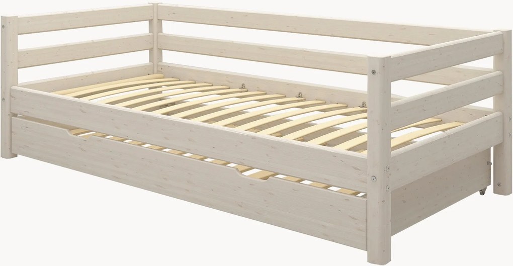 Cama infantil em madeira de pinho Classic com extensão, 90/180 x 200 cm