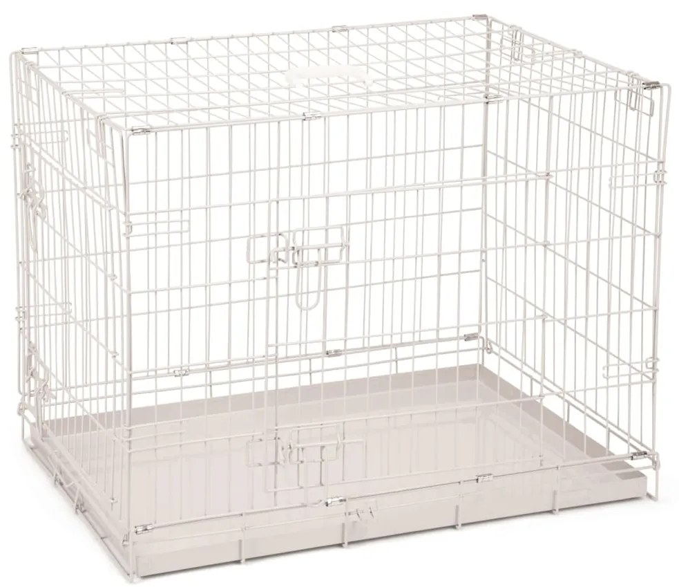 425591 Beeztees Parque para cães 78x55x61 cm cinzento