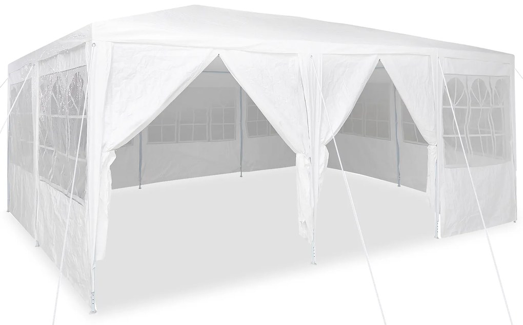 Tenda para Festa com 10 Laterais Branca 6x4 m PE