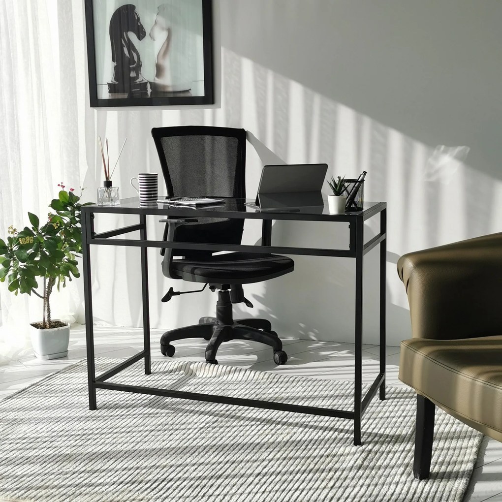 Secretária Network – Preto – 100x75x45 cm