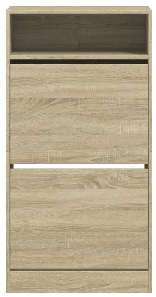 Sapateira 60x34x116 cm derivados de madeira carvalho sonoma