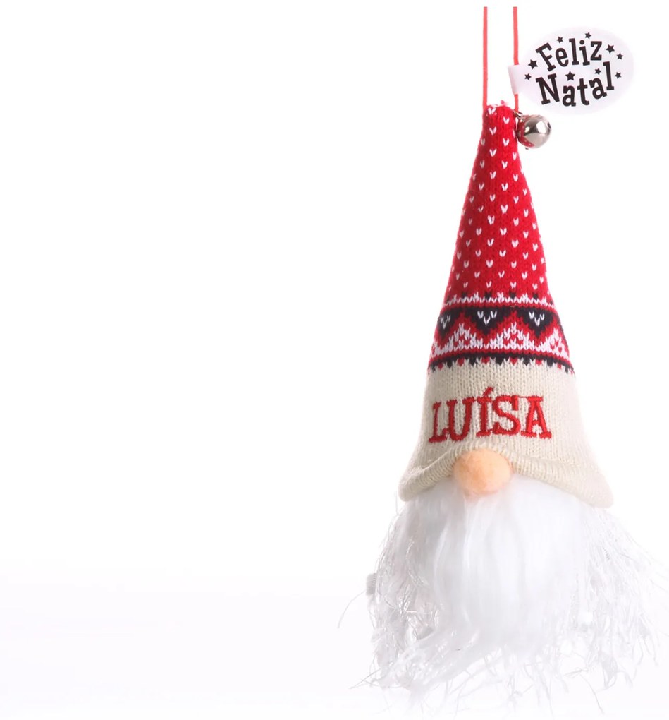 Gnomo Natal Com Led Luisa