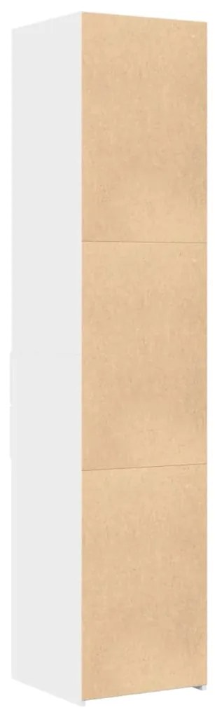 Armário alto 40x42,5x185 cm derivados de madeira branco
