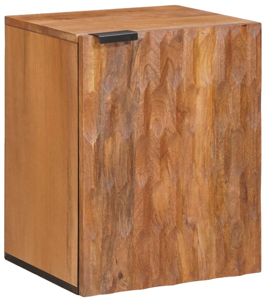 vidaXL Armário de Banheiro Suspenso com porta Castanho 38 x 33 x 48 cm