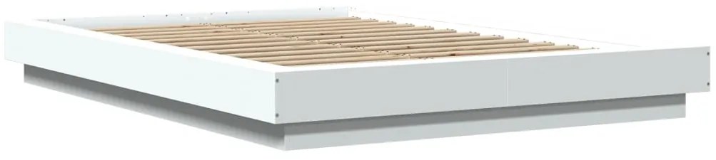 Estrutura de cama 120x200 cm derivados de madeira branco