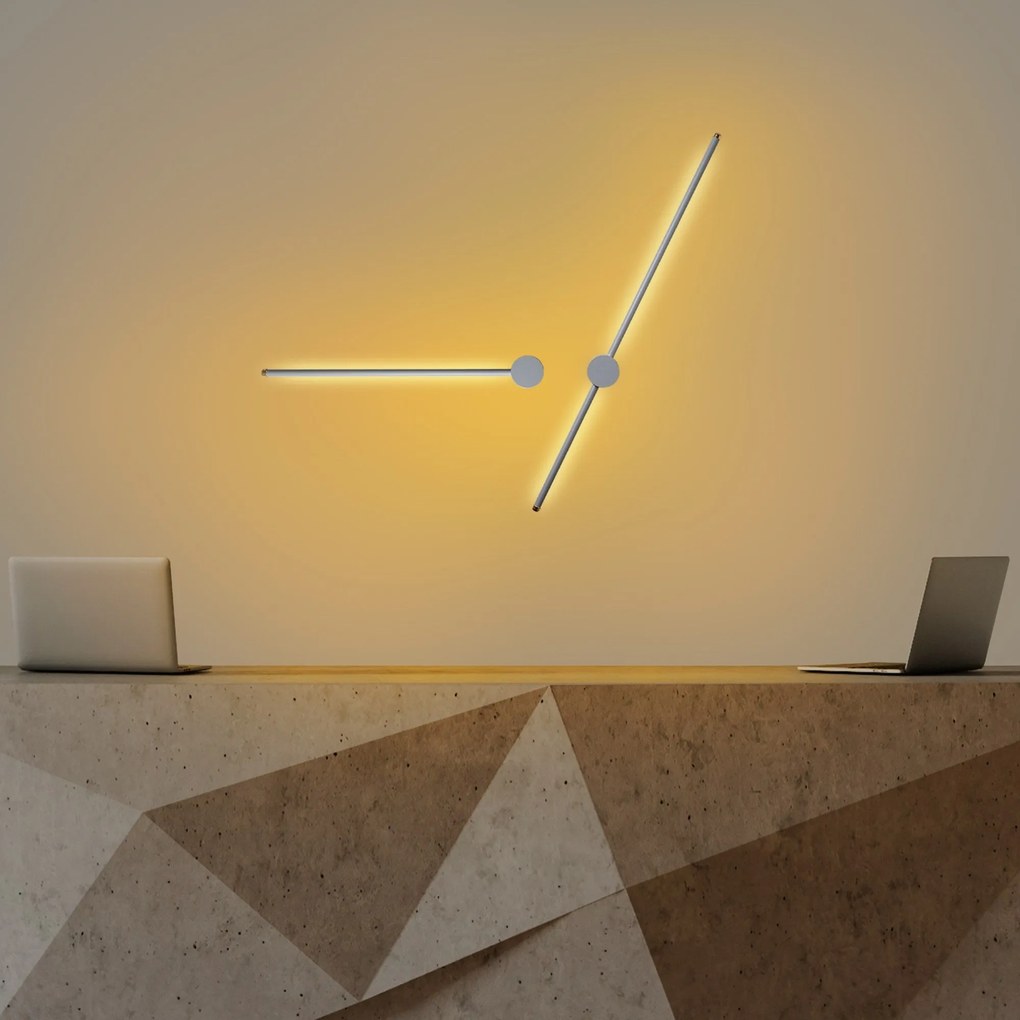 Aplique de Parede Sword – Branco – 91x10x7 cm
