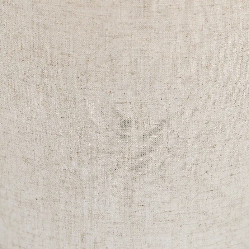 Candeeiro de pé design com cúpula em linho bege - Rich Design