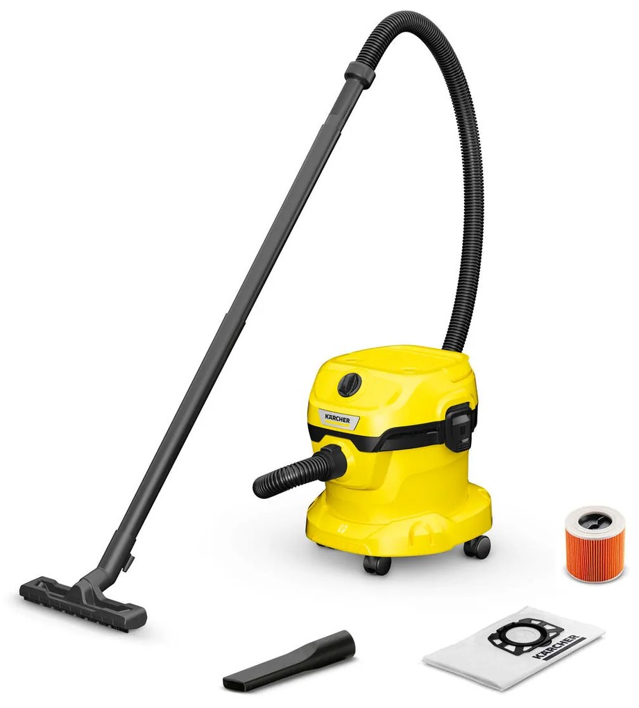 Aspirador Kärcher WD2 PLUS Amarelo/Preto 1000 W