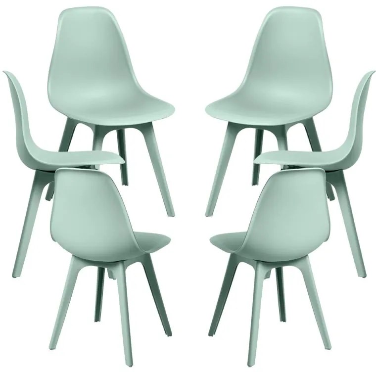 Pack 6 Cadeiras Kelen Suprym - Celadon