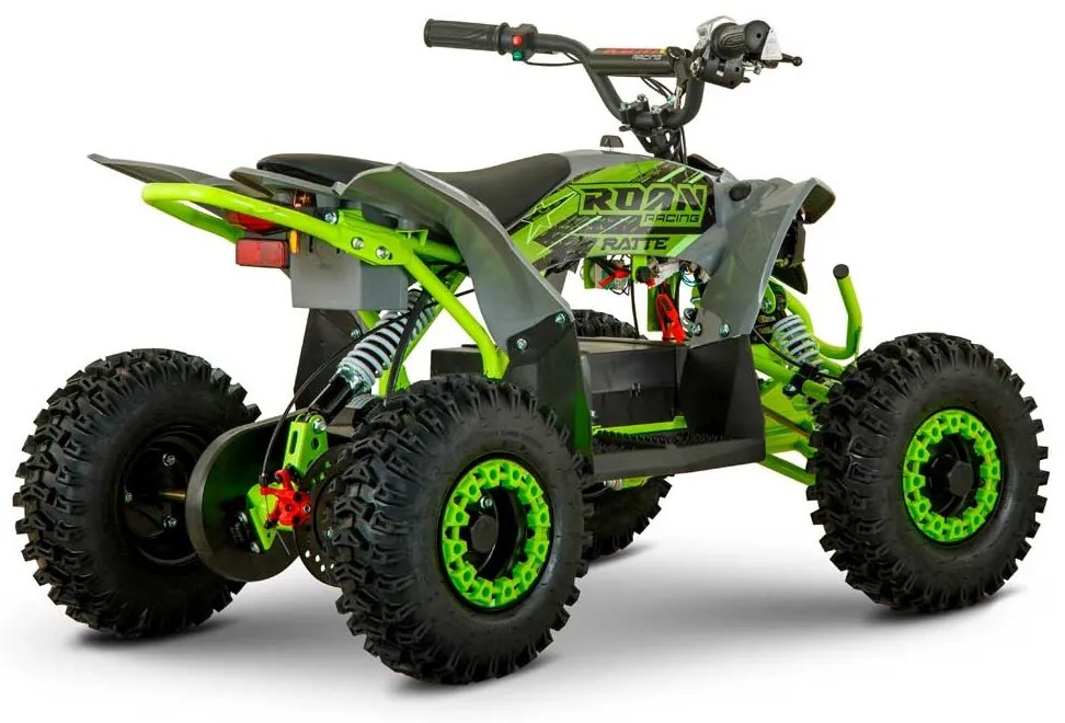 Mini Moto 4 elétrica para crianças velocidade até 25Km/h C/Limitador Ratte 1200W 48V Verde