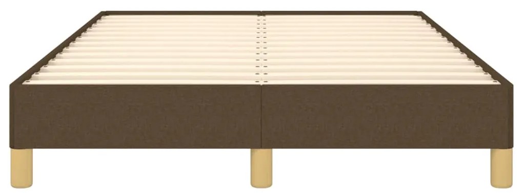 Estrutura de cama sem colchão 120x190cm castanho escuro