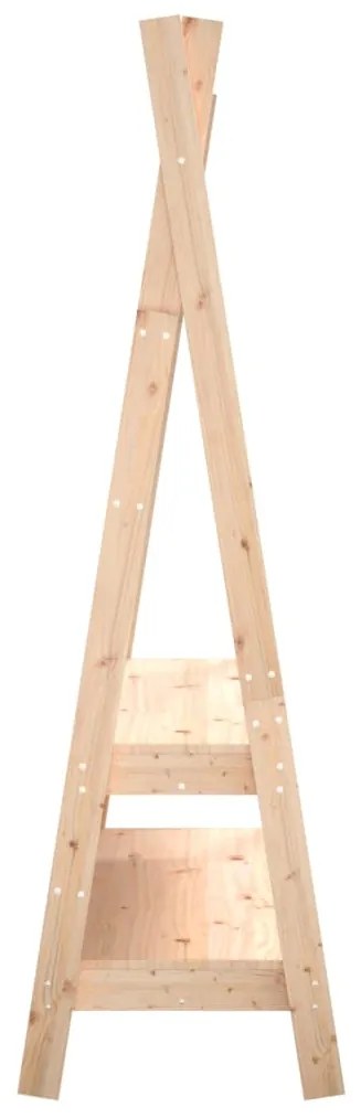 Suporte para roupas 100x45,5x150 cm madeira de pinho maciça