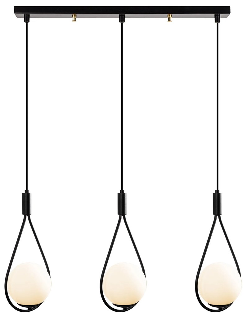 Candeeiro de Teto GMN-00008 – Preto – 70 x 15 cm