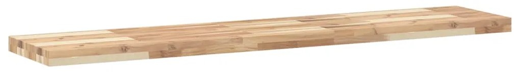 Tampo de mesa retangular 120x30x4 cm madeira de acácia maciça