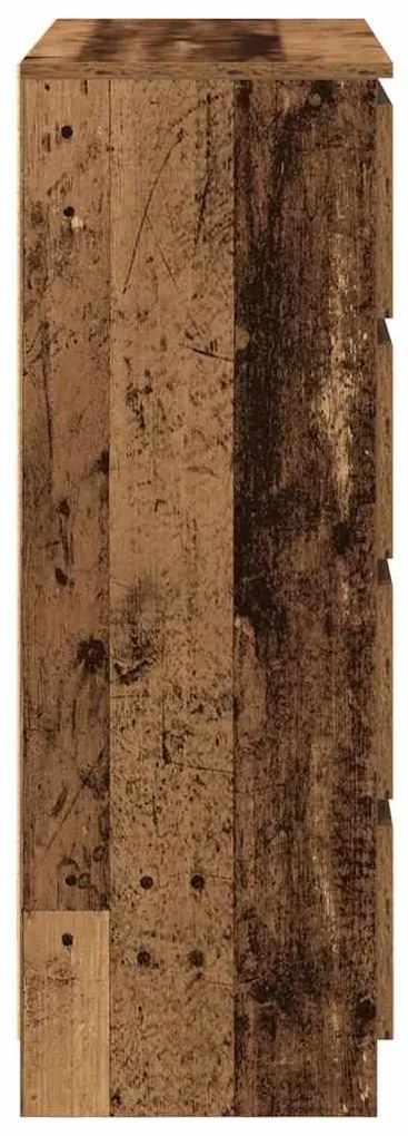 Aparador 80x35x99 cm derivados de madeira madeira velha