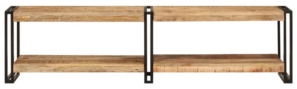 Móvel de TV 160x30x40 cm madeira de mangueira maciça