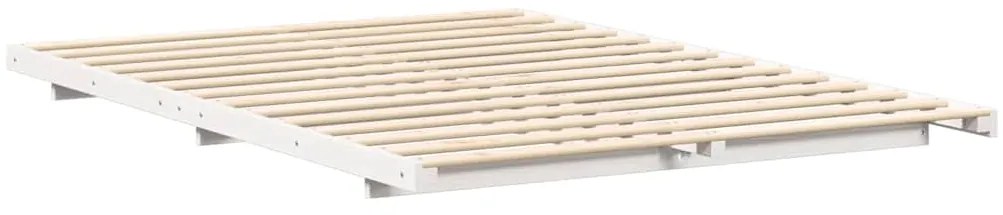 Estrutura de cama de chão Branco 140 x 220 cm