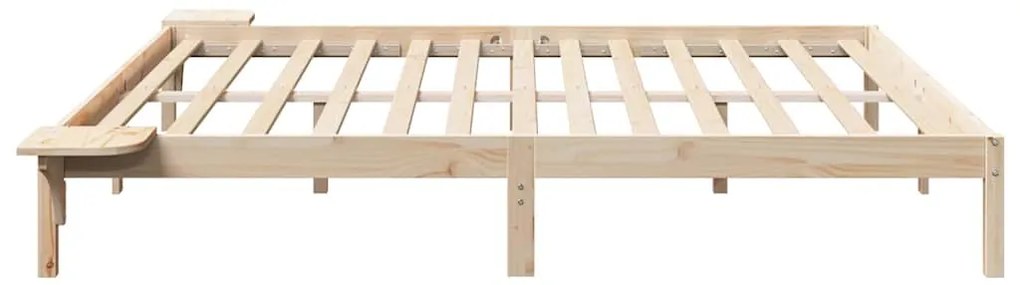 Estrutura de cama com mesas de cabeceira Castanho 180 x 200 cm