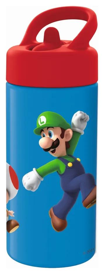 Garrafa de água Super Mario Vermelho Azul (410 Ml)