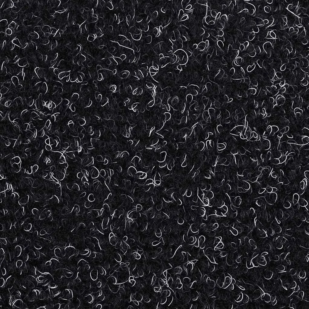 Tapetes de escada autoadesivos 30 pcs 65x21x4 cm preto