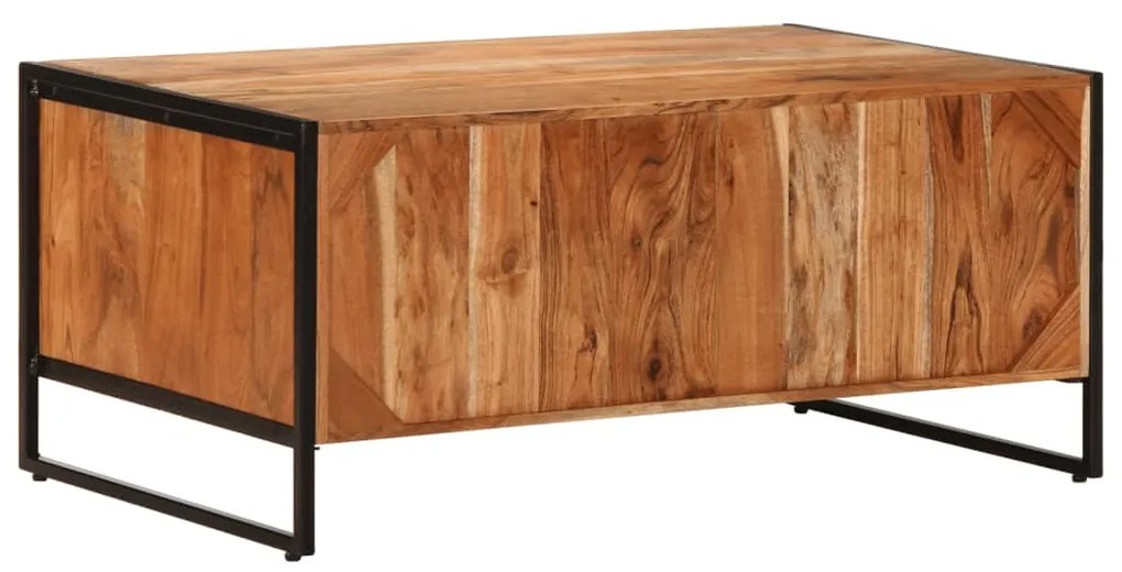 Mesa de centro 90x55x40 cm madeira de acácia maciça
