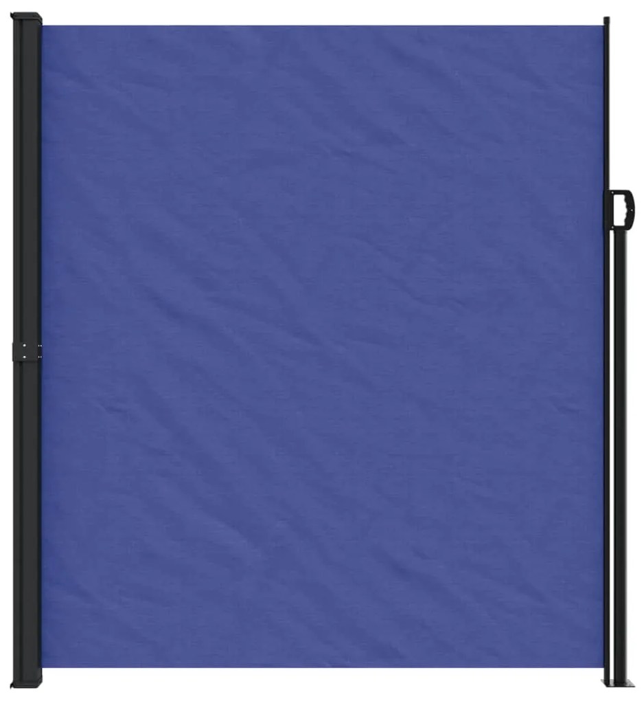 Toldo lateral retrátil 220x300 cm azul